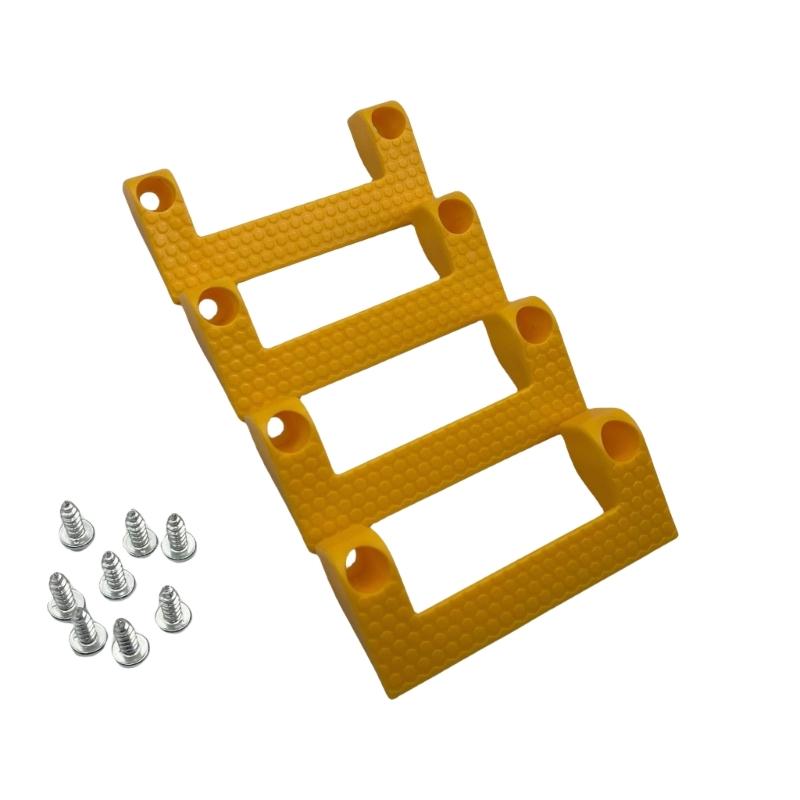 4pcs Universal Tape Measure Holder Rack Tool Storage Organizer Hanger for Garage and Workbench for Power Tool On Ladder