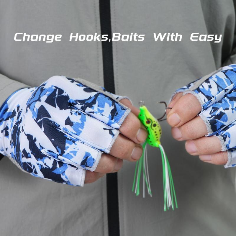 Professional Fishing Gloves Fingerless Fishing Gloves Unisex Fishing Hiking Running Cycling Outdoor Gloves