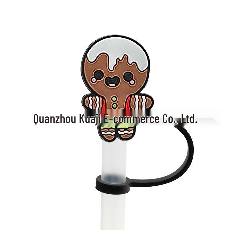 

Аниме Рождественский Соломенный Рукав и Крышка Силиконовая Заглушка от Пыли Украшение для Вечеринки