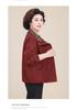 Plus Size Women's Lapel Maternity Coat, Spring/Autumn Jacket for Middle-Aged & Elderly, 50s-60s Fashion.