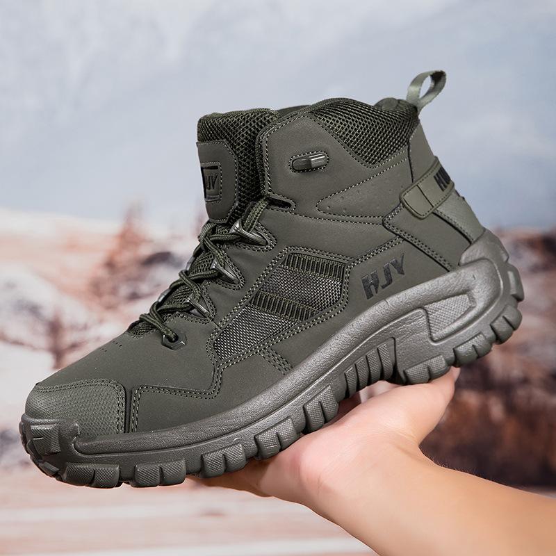 

New men s outdoor sports help breathable large size hiking shoes casual fashion camping desert travel hiking shoes 47 армія зелений колір