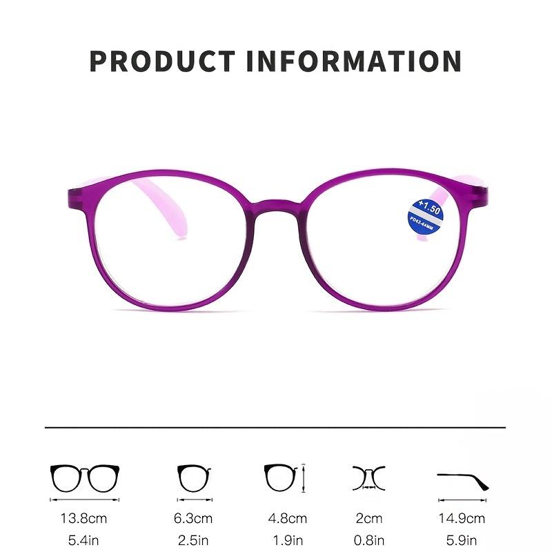 Cute Candy Colored Ladies Reading Glasses Simple for Middle-aged and Elderly People Outdoor Travel Reading Books