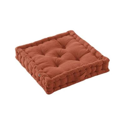 Venkovní vodoodpudivý podlahový polštář - UV odolný "Kala" z bavlny 50 x 50 x 10 cm Motýlí efekt