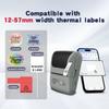 Thermal Label Printer Handheld Pocket Printer Bluetooth-Compatible Label Machine Pocket Sticker Printer for Office Home Business