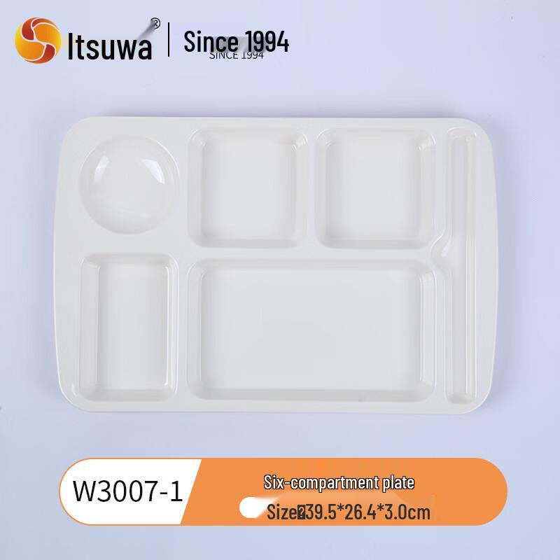WUHE Melamine Divided Serving Plate