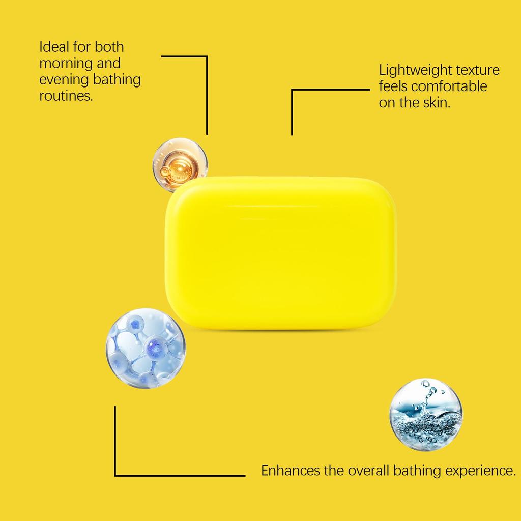 Citronella Lemon Soap, Moisturizing & Nourishing, Gentle Cleansing for Face & Body, Soft Skin Daily Bath Bar