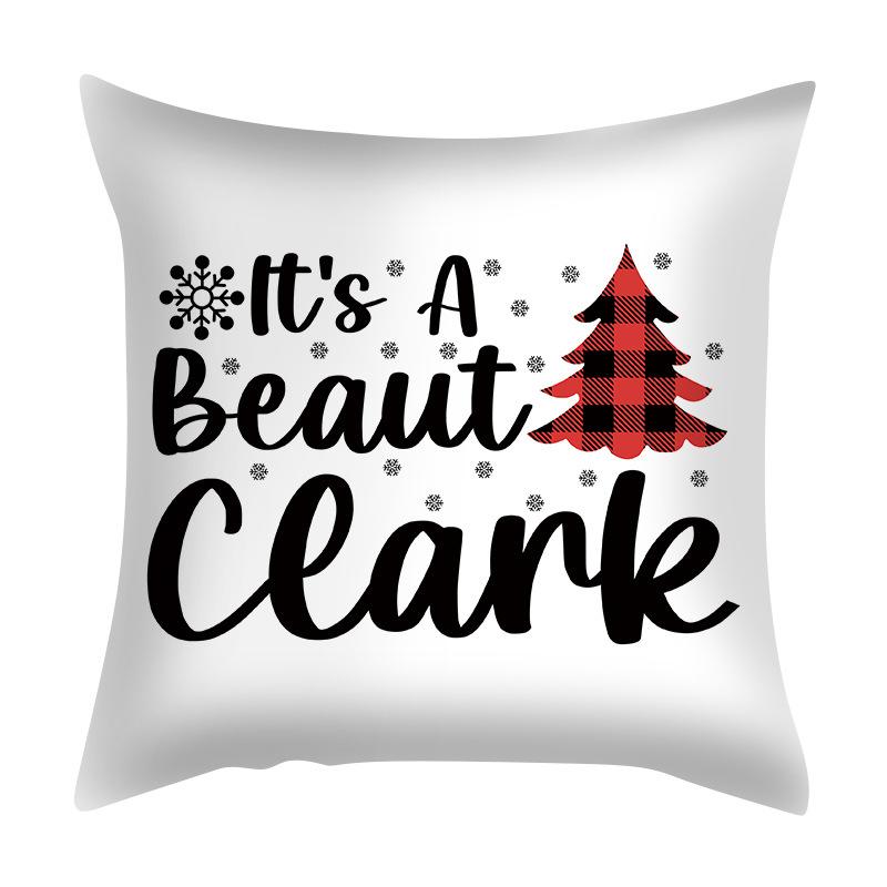 45cm Christmas Cushion Cover Navidad Merry Christmas Decorations For Home 2025 Xmas Noel Cristmas Ornaments New Year Gifts