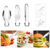 Outdoor Goods Camping Set Pot Combination Portable 1-2 People Picnic Folding Stove Cooker Set