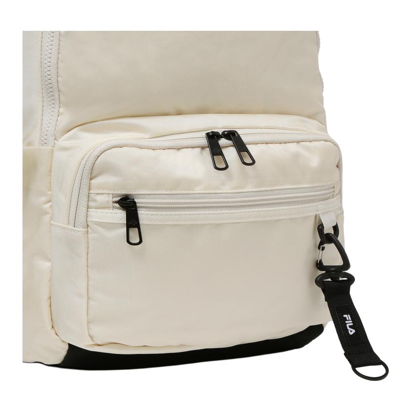 New FILA Nylon Backpack Unisex Cream FS3BPE6002X-CRM
