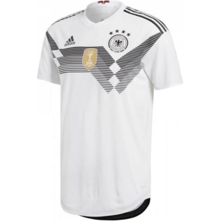 

Adidas Германия 2018 подлинная домашняя полосатая удобная футболка с коротким рукавом мужская белая BR7313 L