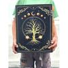 Tree of Life Grimoire Handmade Leather Journal Notebook Blank Spell Book of Shadows Leather Celestial Gifts