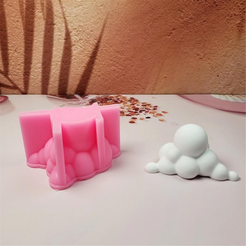 Clouds Mass Statue Silicone Candle Molds for Epoxy Resin Making Candle Soap Fondant Chocolate Candy Cement Clay Molds