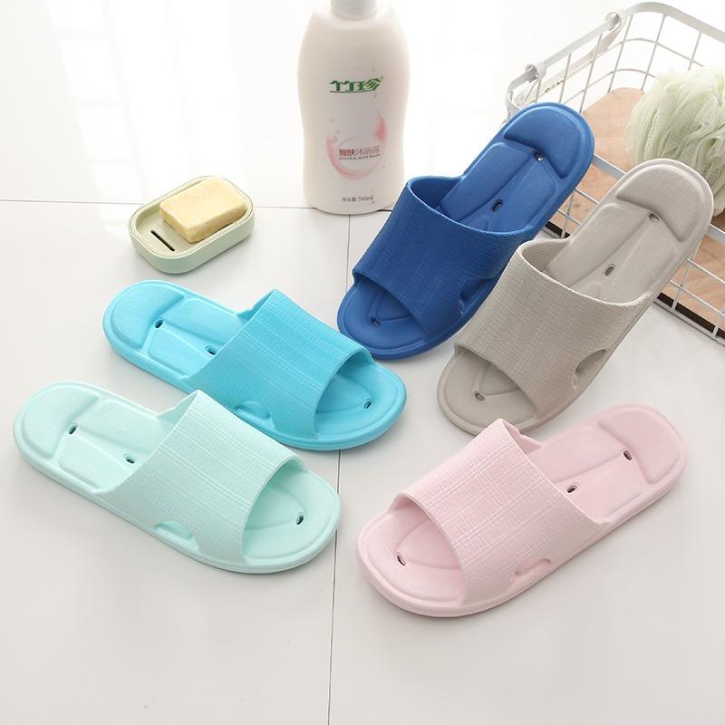 Couple bathroom non-slip slippers waterproof comfortable soft warm shoes men's and women's hotel work slippers, wholesale S