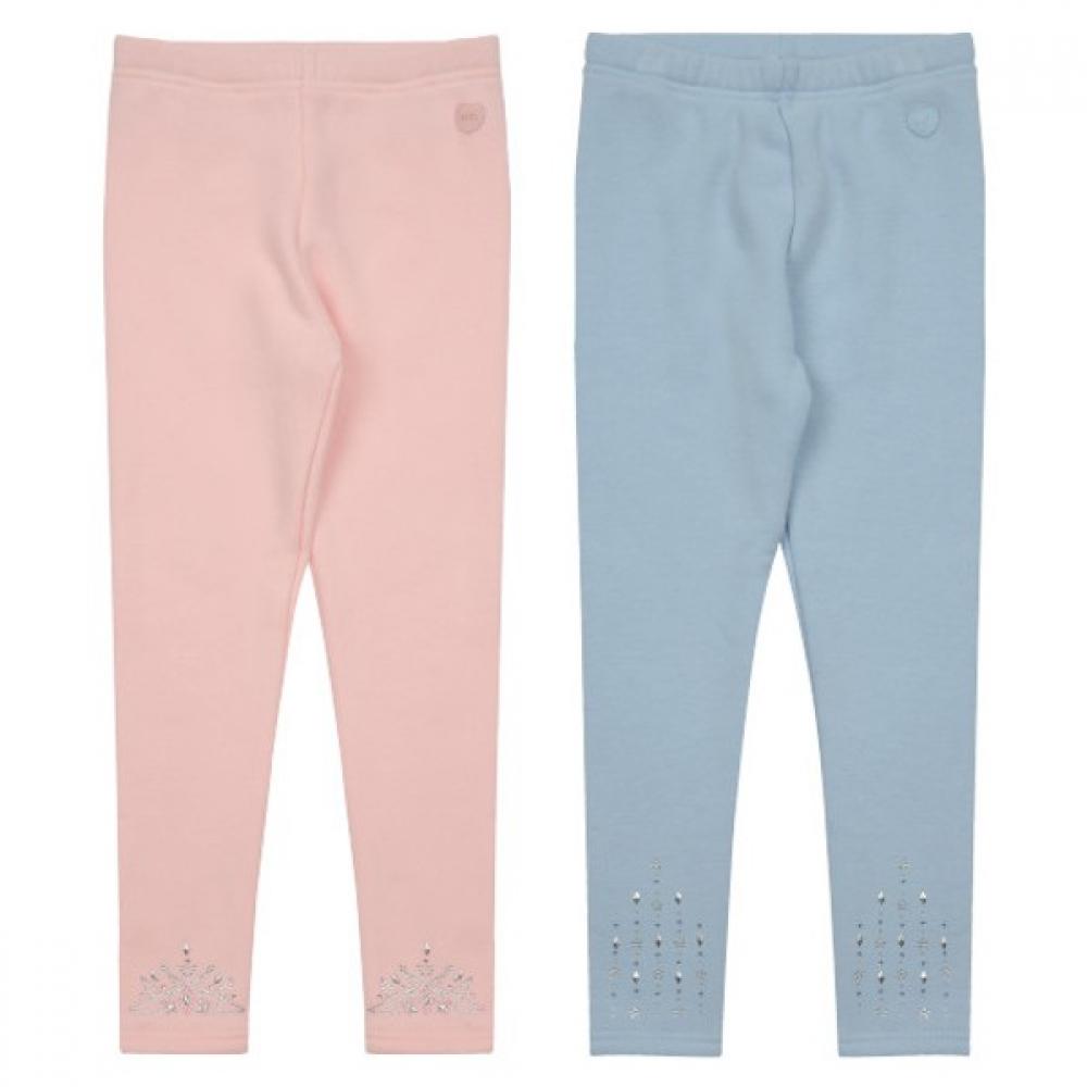 

[Moda Carina] Moda Carina Winter Bling Leggings Sky Sky Blue/100