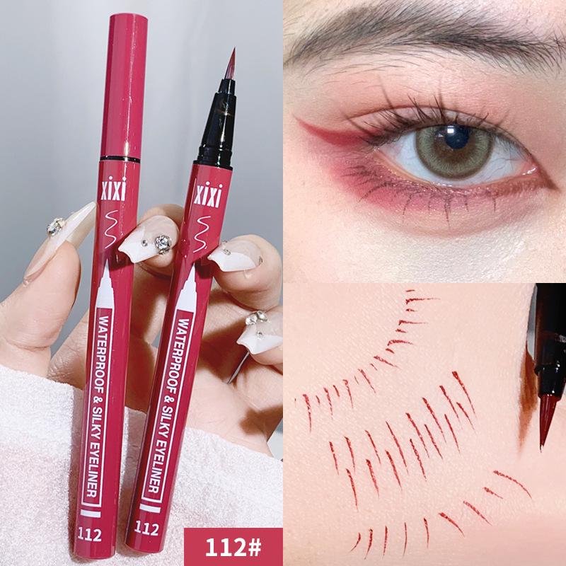 Waterproof Colorful Eyeliner Pen - Thin, Easy To Apply, Long-lasting, Smudge-proof for Beginners