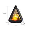 1 Unidad Cesta Linterna de Calabaza de Halloween de Plástico Portátil con Luz Decoración Atrezzo Montaje Escena de Fiesta Decoraciones Truco o Trato