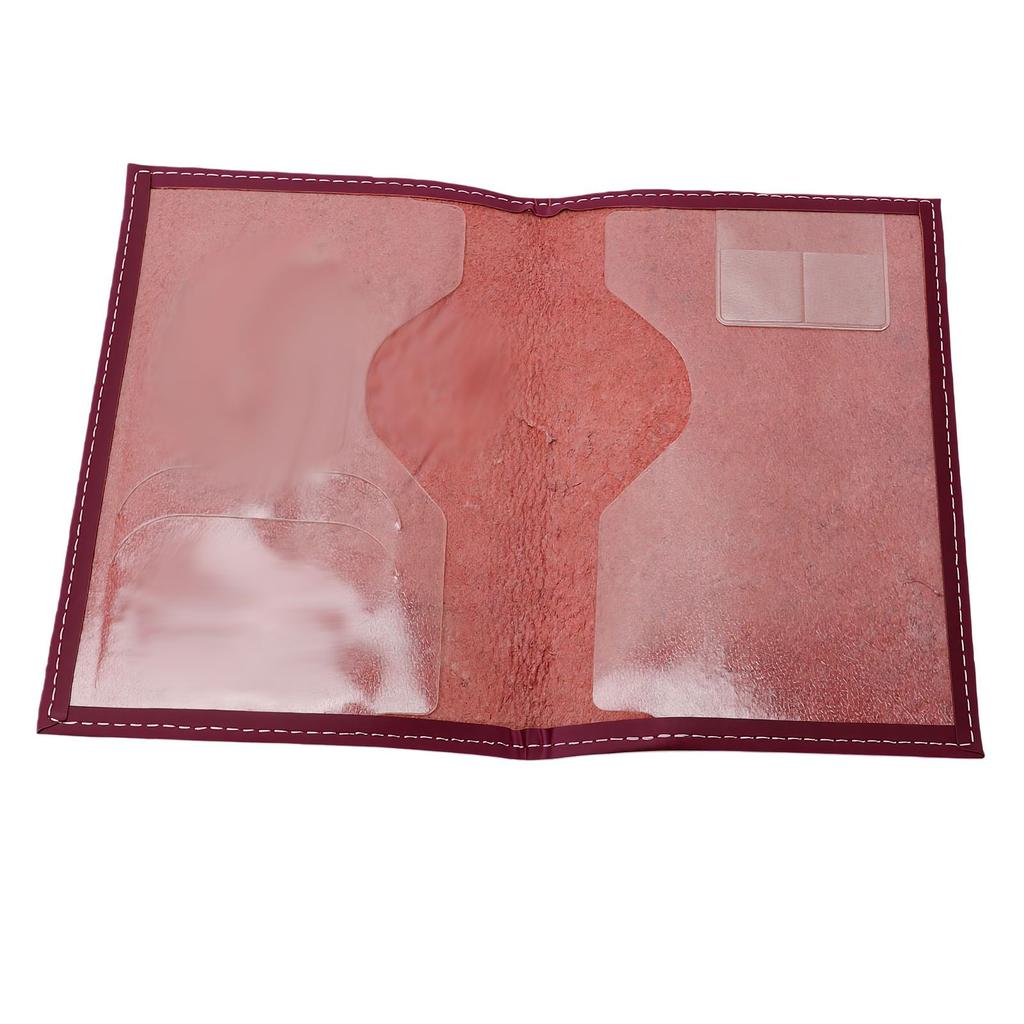 Passport Holder Vintage Design Thin Lightweight Soft PU Leather Passport Cover for Travel