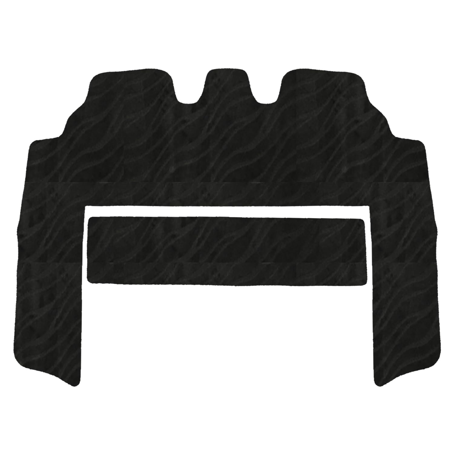 

HS Car Supplies Stepwagon RP6 RP7 Second rug woven second row floor rail cover mat [New RP8] mat, black, mat,