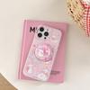 ins Korean cartoon animal suitable for Apple 16promax mobile phone case iPhone15 magnetic suction bracket 14P new