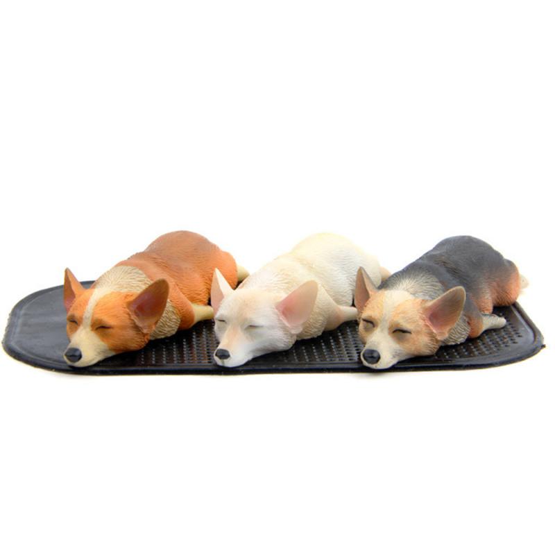 Car Dashboard Dog Toys Accessories Decorate Exquisite Mini Corgi Resin Doll Ornament Auto Interior Cute Puppy Gift Decorations