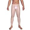 Pánské sexy dlouhé kalhoty průhledné olejově lesklé ultratenké strečové legíny lesklé ledové Silky Comfort úzké kalhoty