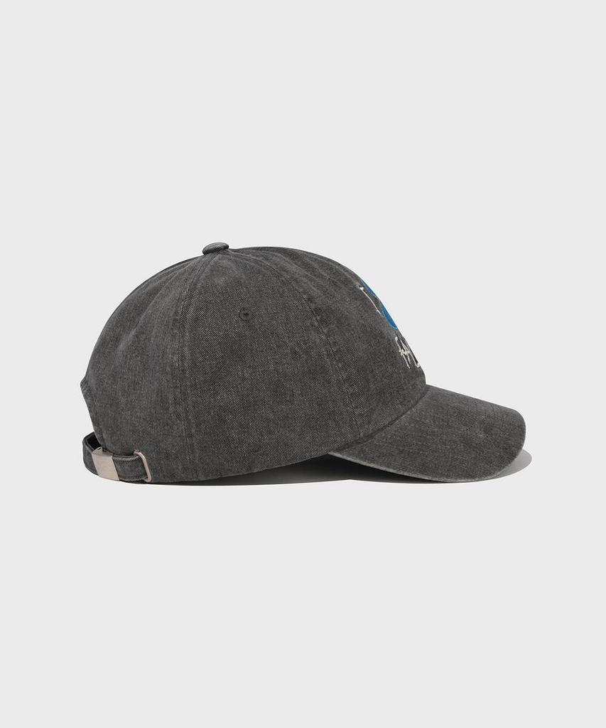 FALLETT Drawing Flower Ball Cap Charcoal