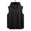 Canotta con Cappuccio Senza Maniche da Uomo Casual Vestibilità Larga Streetwear Gilet da Palestra