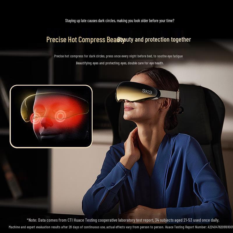 SKG E9 Eye Massager with Heat, Kneading & Vibration