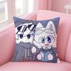 Cartoon F-Furry F-fandom Cushion Cover Comfortable Reversible Pillow Cover Ideal for Car Sofa Bedroom & Beyond