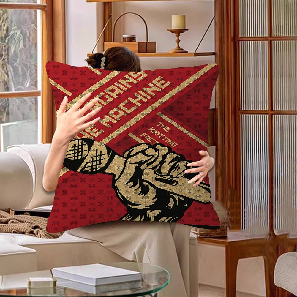 Rock Band Rage Against The Machine Classic Pillow Cover Design Cushion Cover Decor Holiday Decorati