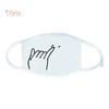 ALL-FASHION-MALL Λευκή Anime Εμοτικόν Μάσκα Στόματος Kaomoji Αντι-Σκόνης Kawaii Μάσκα Προσώπου