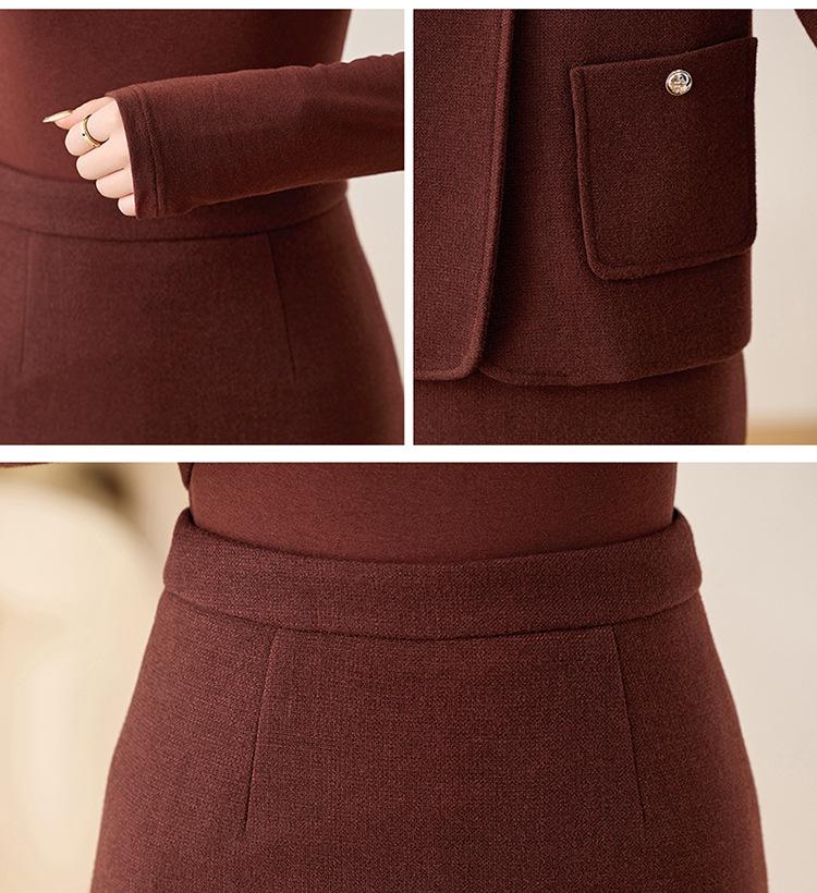 2025 Spring Women's Fashionable Three-Piece Set: Base Shirt, Vest, and Half Skirt (ME1866)