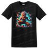 Goku Super Saiyan Kaio Ken Ultra Instinct Anime Fighter T Shirt Graphic Tee