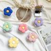 Ins Macaron Color Flower Bowknot Flip Mirror Phone Grip Tok Smart Tok Holder Ring Y2K Pink Girl Lazy Bracket Clear Stand Socket