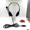 Wired Headset USB Interface Ergonomic with Microphone Noise Cancelling Wired Headphones Office Supply