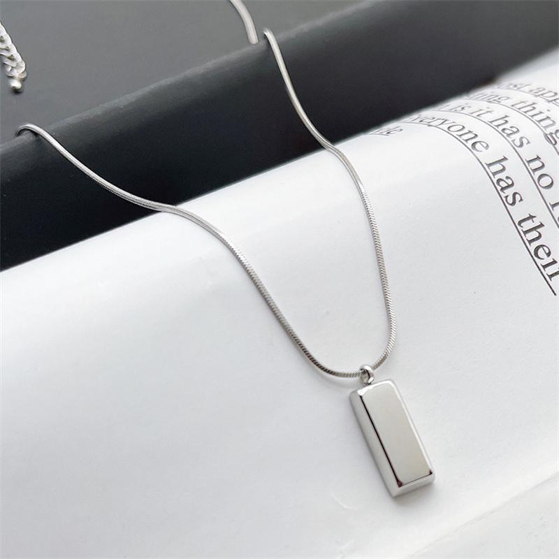 Creative Men Necklace Cool Geometric Necklace Clavicle Chain Boyfriend Gift