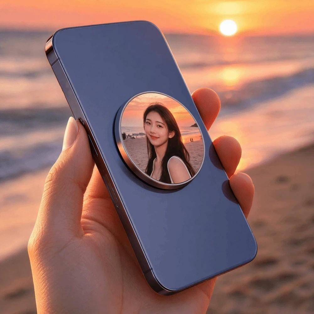 Wide-angle Lens Convex Mirror Round Group Photo Mirror Travel Reflective Mirror Video Selfie