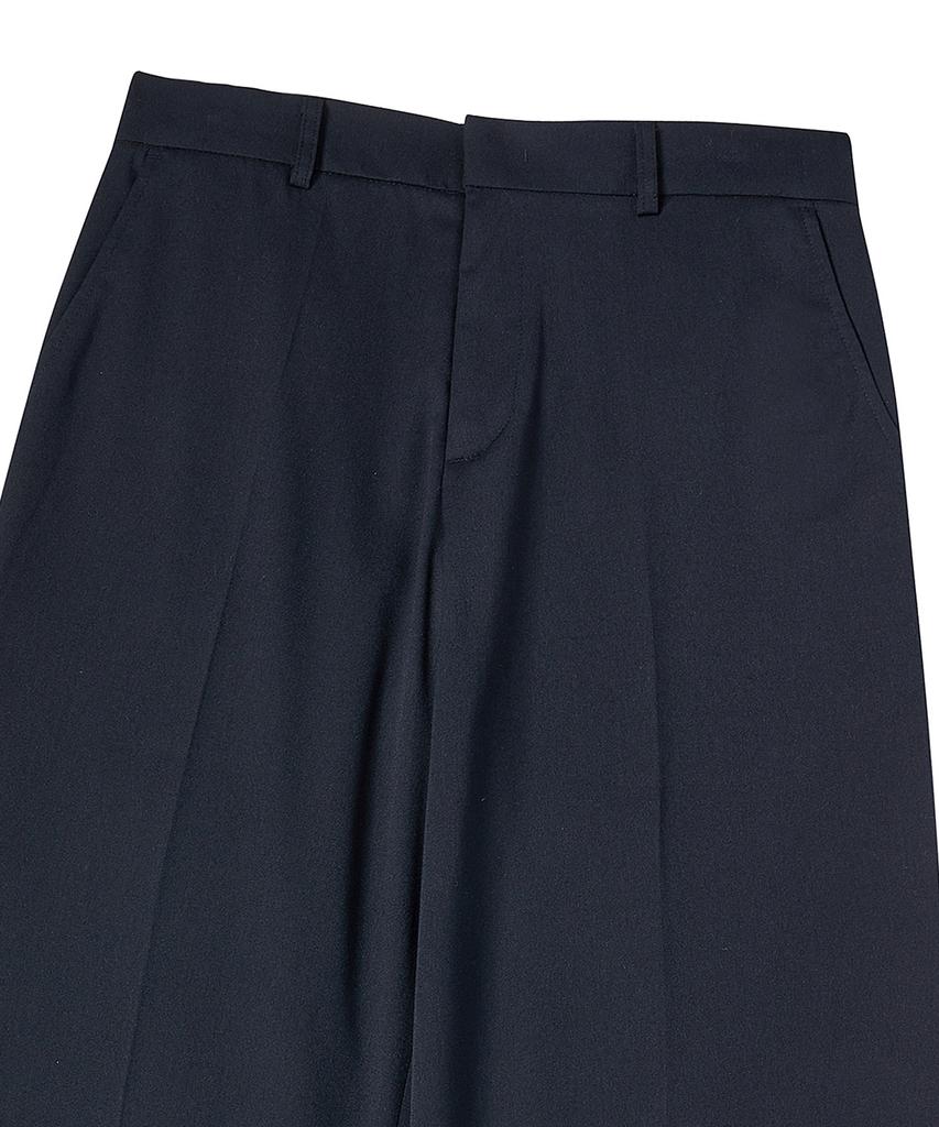 BEYOND CLOSET [Collection Line] Artisan Tailored Wool Pants Navy