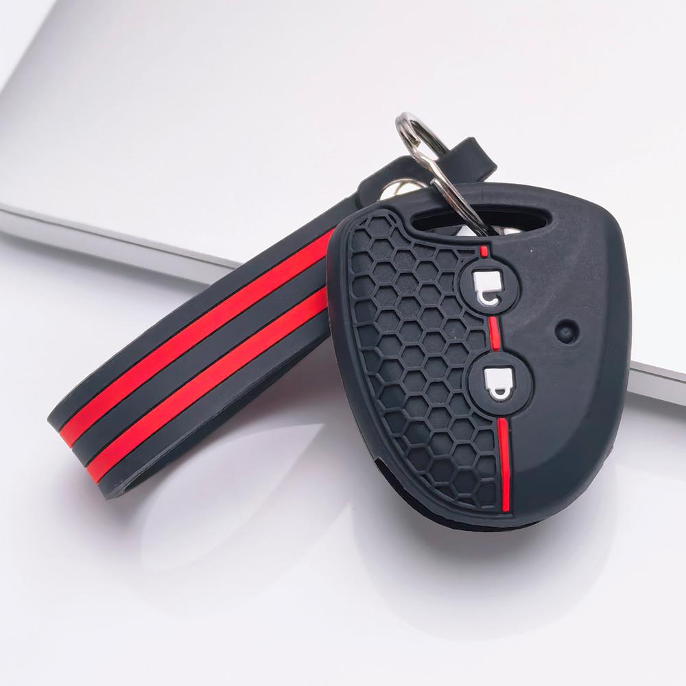Key Cover for Toyota Hilux Yaris Corolla Rav4 Vigo Vitz Echo Classic with Keychain Anti-Scratch Guard Shockproof Protection Soft Grip Texture