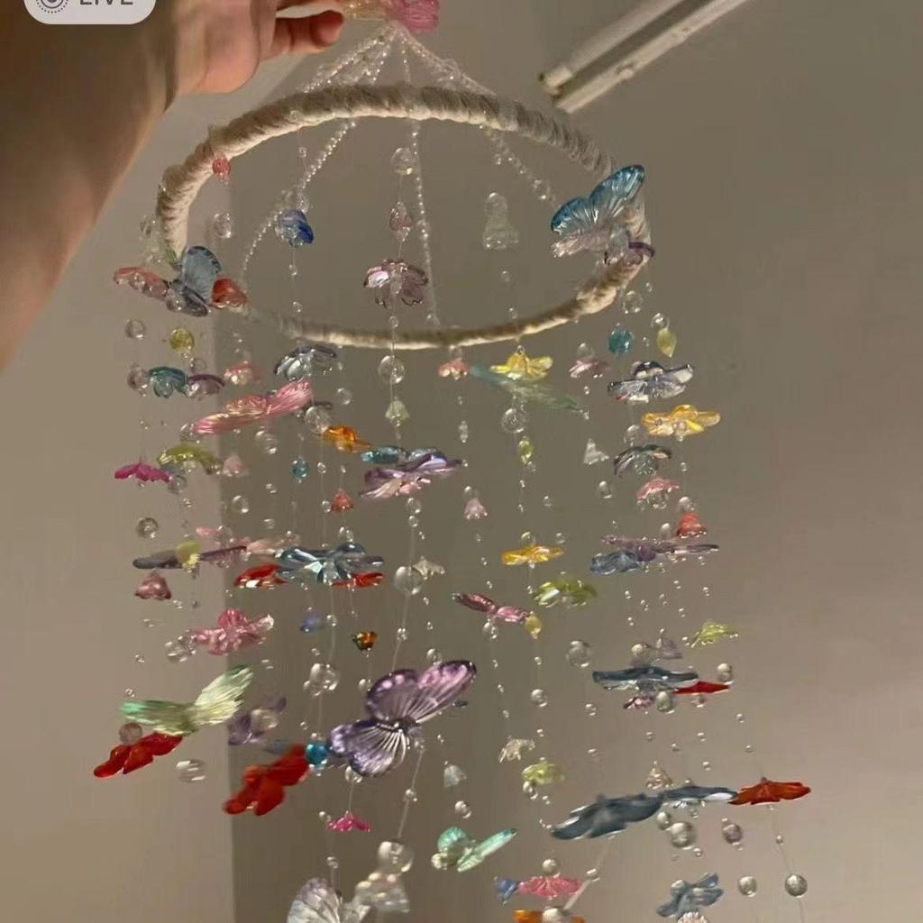 Xiaohongshu DIY Indoor Butterfly Wind Chime Pendant Kit