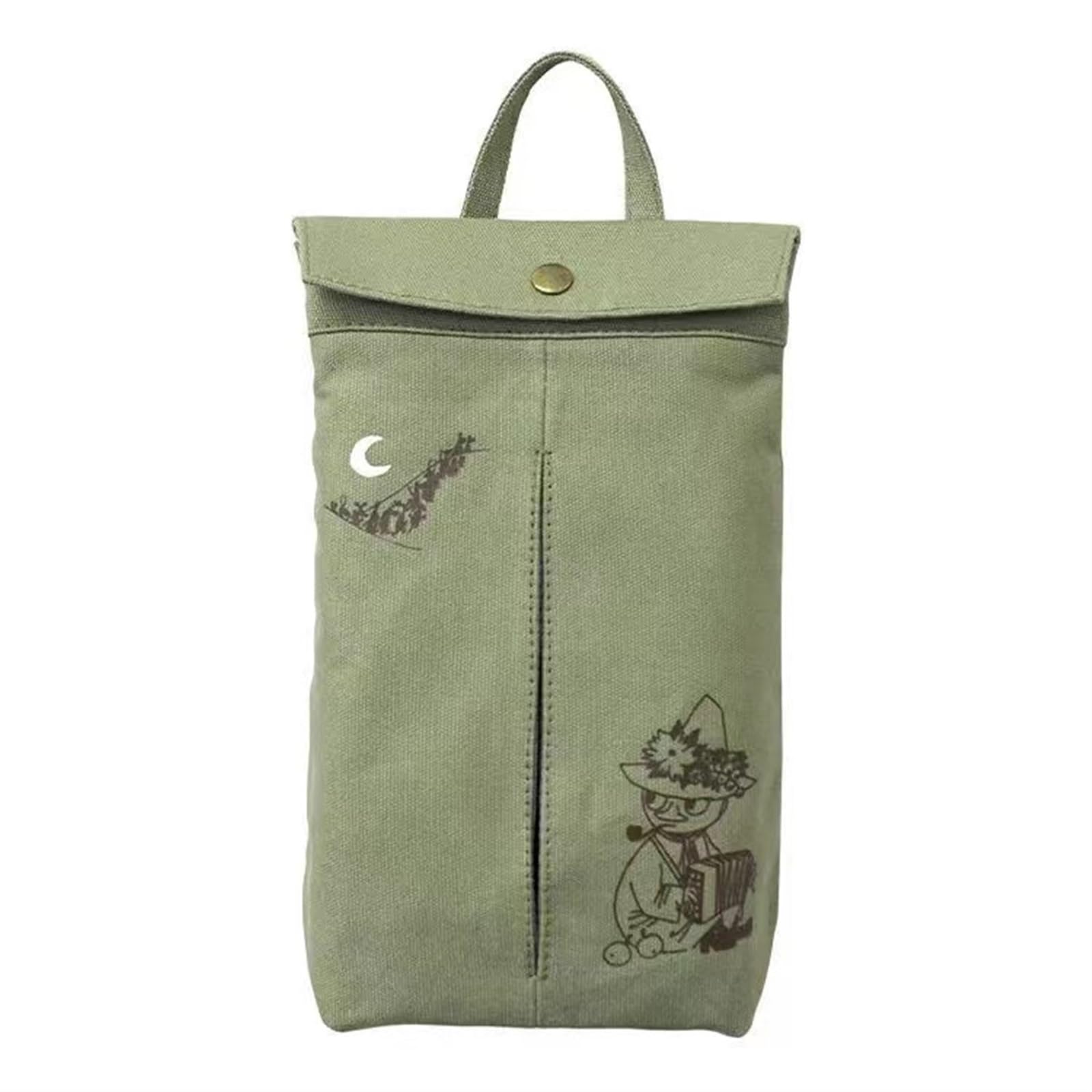 Moomin Little My Tissue Case Tissue Cover Box Tissue Car One size зелёный