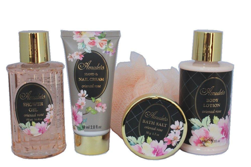 Japan Grand Champagne AMULETO Body Care Set ORIGINAL (5 Items)