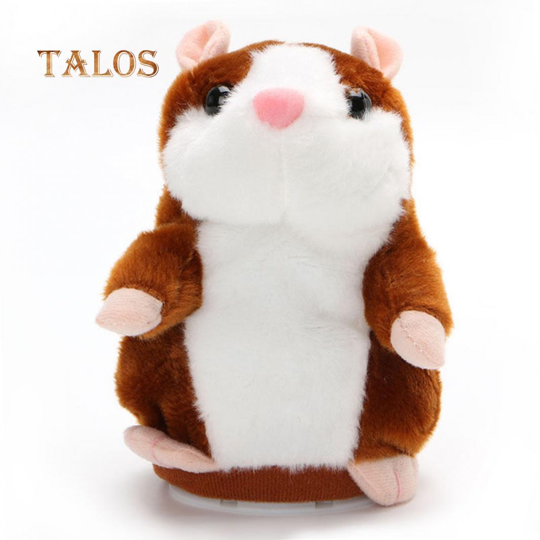 

Плюшевая игрушка для всех возрастов в виде симпатичного говорящего хомяка имитирующего вашу речь светло-коричневого