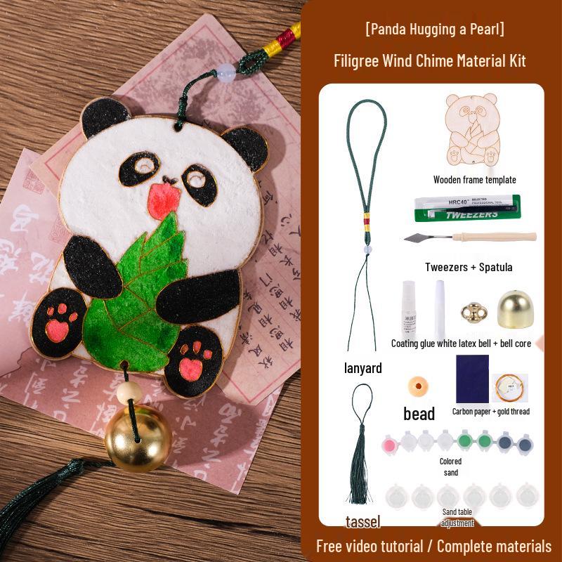 

Cloisonné Enamel Pendant DIY Kit: Chinese Lantern Ornament for Mother s Day or Team Building