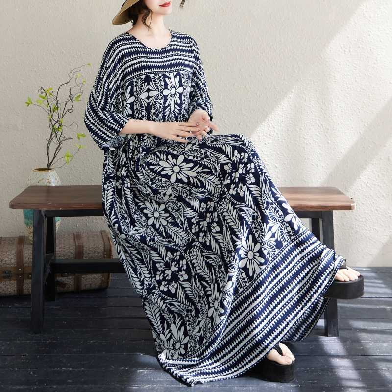 New Women's Loose Bohemian Artistic Dress