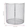 Stainless Steel Instrument Sterilization Basket Case Lab Supplies with HandleRound 150x150x150mm