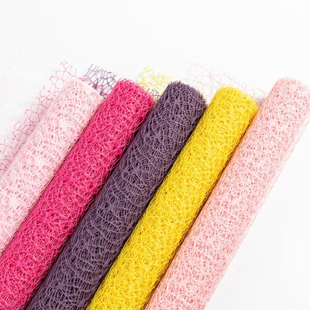 Jacquard Mesh Flower Wrapping Paper DIY Handmade Bouquet Wrapping Paper  Gift Wrapping Paper