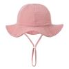 Accessories Kids Summer Autumn Baby Fisherman's Hat Solid Prints Muslin Cotton Panama Girls Hat Beach Infant Sun Protection Cap