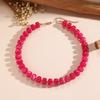 Colorful Round Beads Necklace Fashion Resin Geometric Beads Choker Necklaces for Women Bohemia Jewelry Trendy Summer Gifts