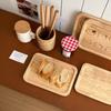 Insulated Wooden Dinner Plate Dog/Cat Pattern Food Baking Pan Cute Cartoon Bread Tray  Dishes